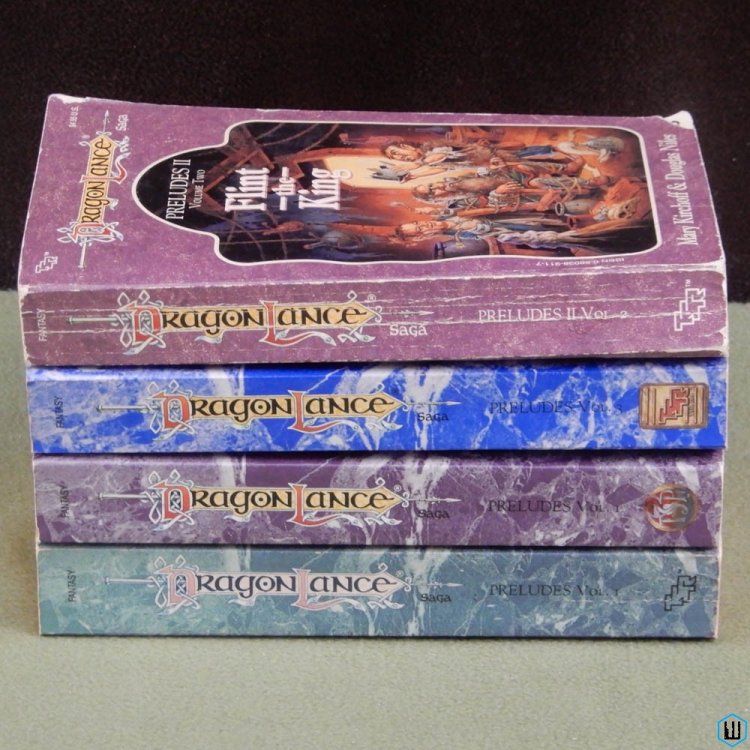 Dragonlance Preludes Novel Lot: Flint King Brothers Majere Darkness Light (x2)