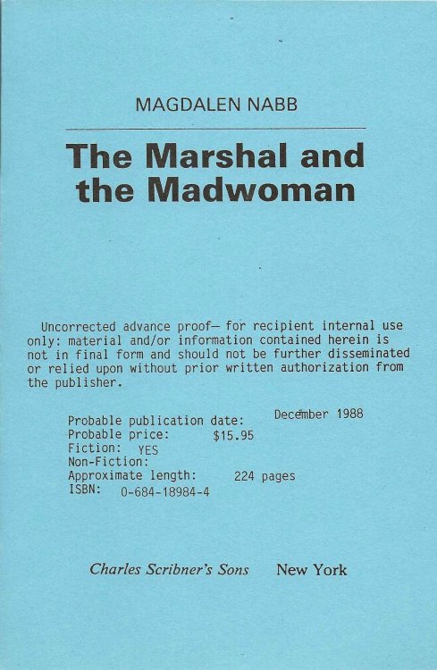 THE MARSHAL AND THE MADWOMAN