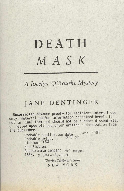 DEATH MASK