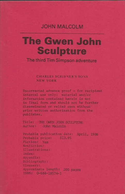 THE GWEN JOHN SCULPTURE