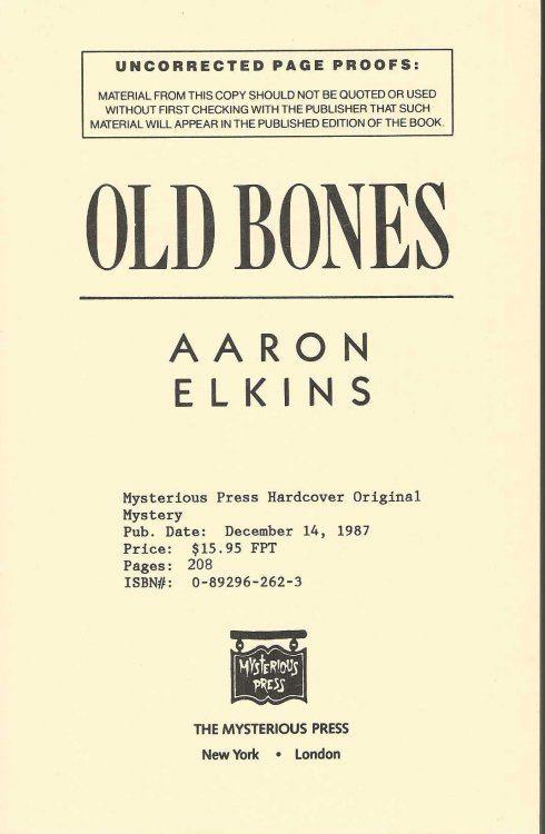 OLD BONES