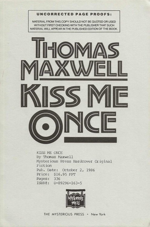 KISS ME ONCE