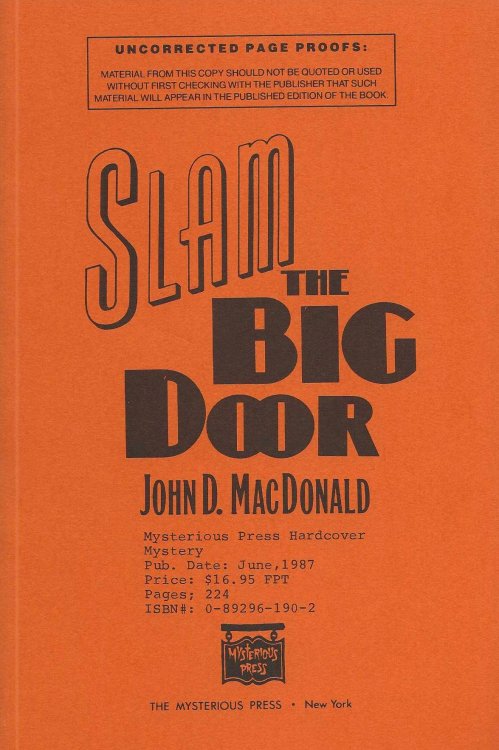 SLAM THE BIG DOOR