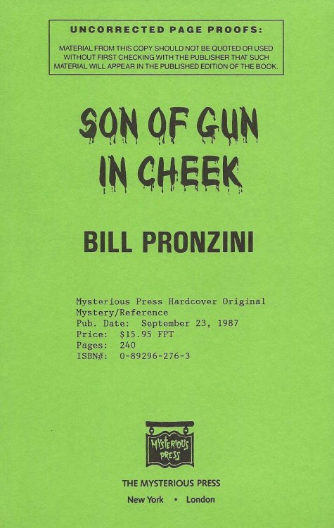 SON OF GUN IN CHEEK