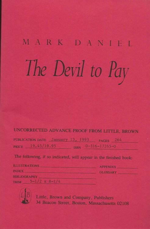 THE DEVIL TO PAY