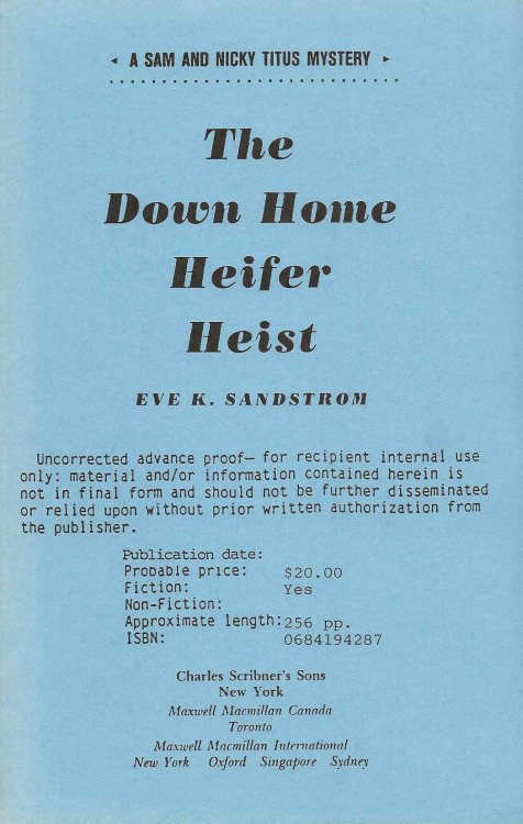 THE DOWN HOME HEIFER HEIST