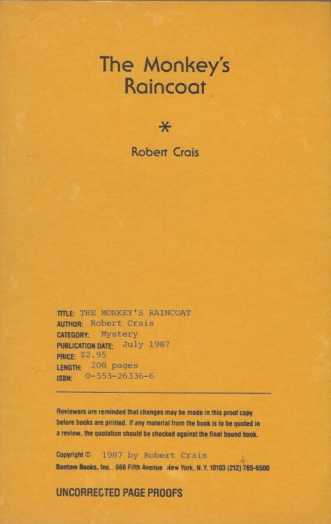 THE MONKEY'S RAINCOAT