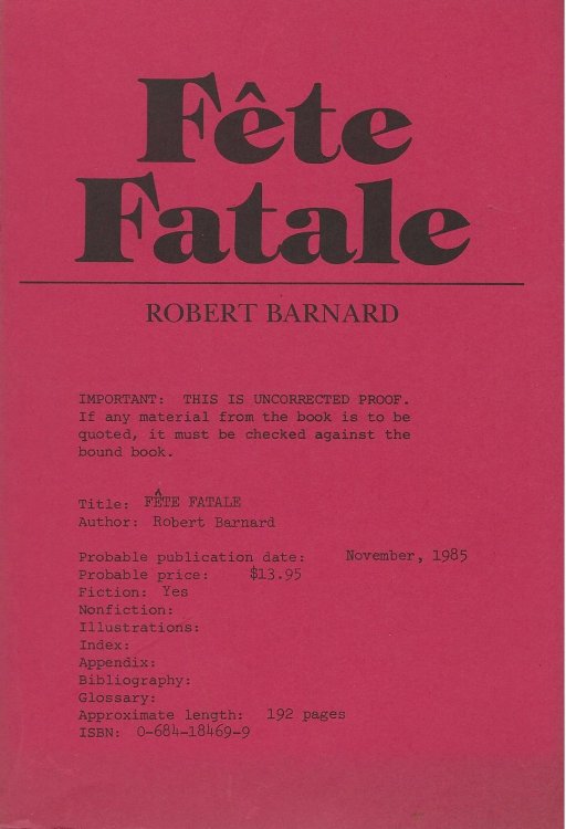 FETE FATALE