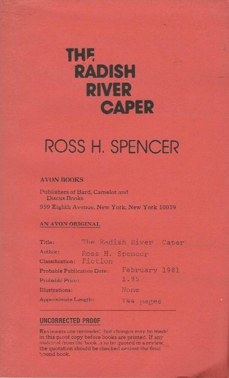 THE RADISH RIVER CAPER