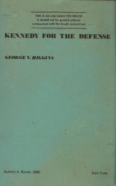 KENNEDY FOR THE DEFENSE