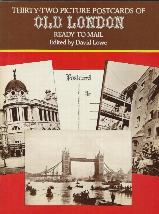THIRTY-TWO PICTURE POSTCARDS OF OLD LONDON 1890 to 1937