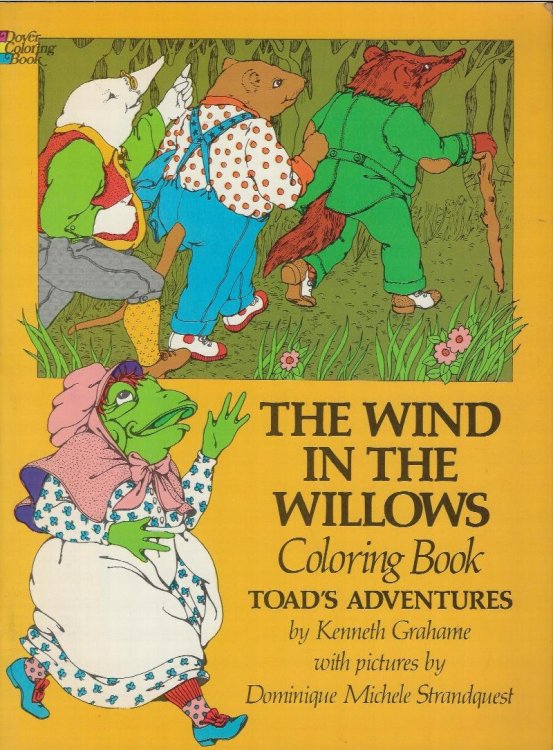 THE WIND IN THE WILLOWS Coloring Book TOAD'S ADVENTURES