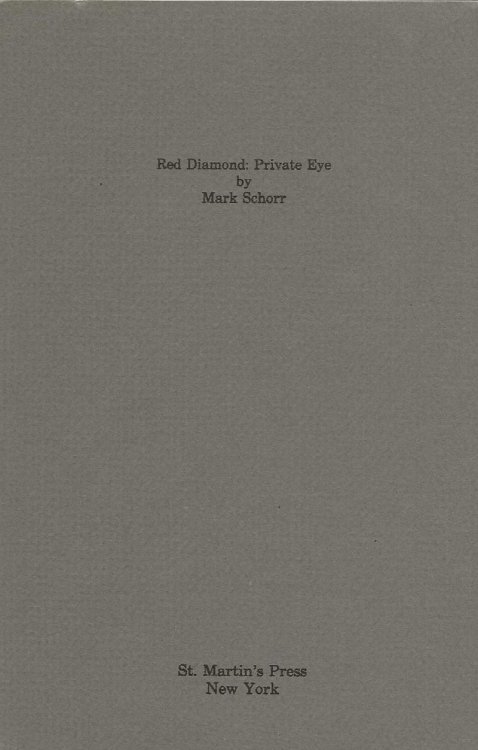 RED DIAMOND: PRIVATE EYE