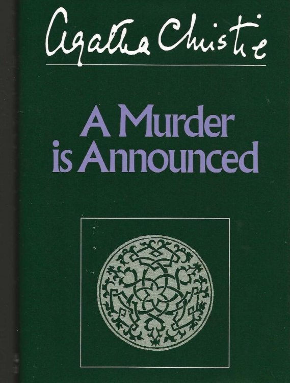 A MURDER IS ANNOUNCED