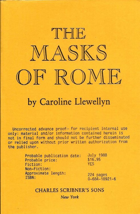 THE MASKS OF ROME