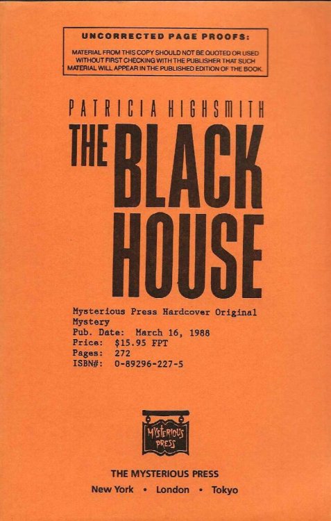 THE BLACK HOUSE