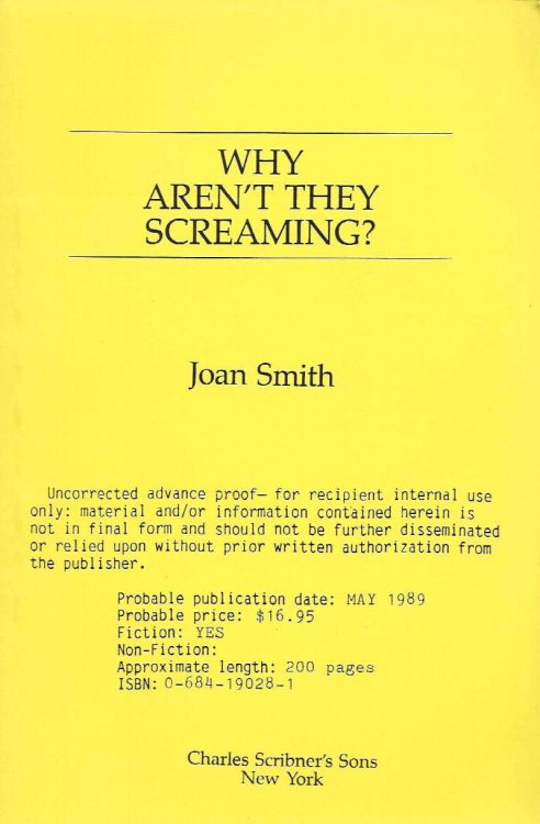 WHY AREN'T THEY SCREAMING A Loretta Lawson Mystery