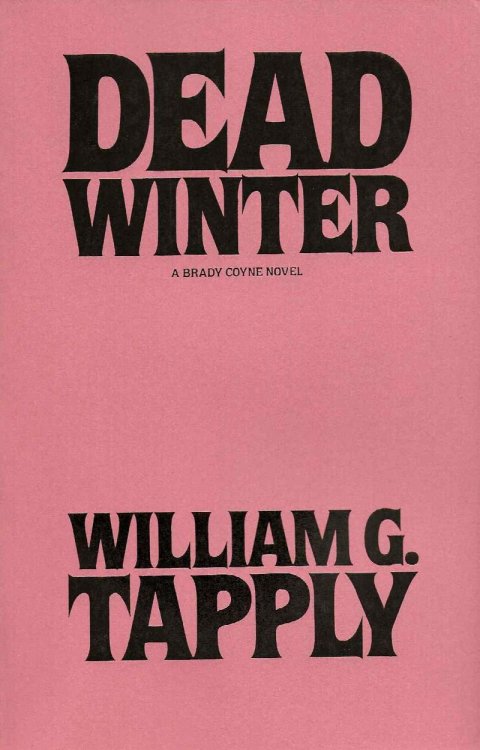 DEAD WINTER A Brady Coyne Novel