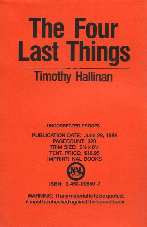THE FOUR LAST THINGS