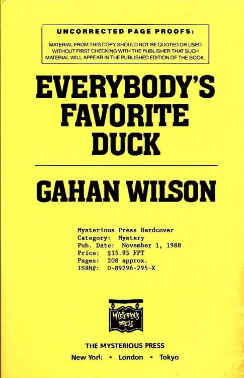 EVERYBODY'S FAVORITE DUCK
