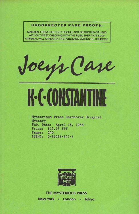 JOEY'S CASE