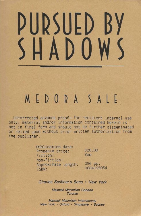 PURSUED BY SHADOWS