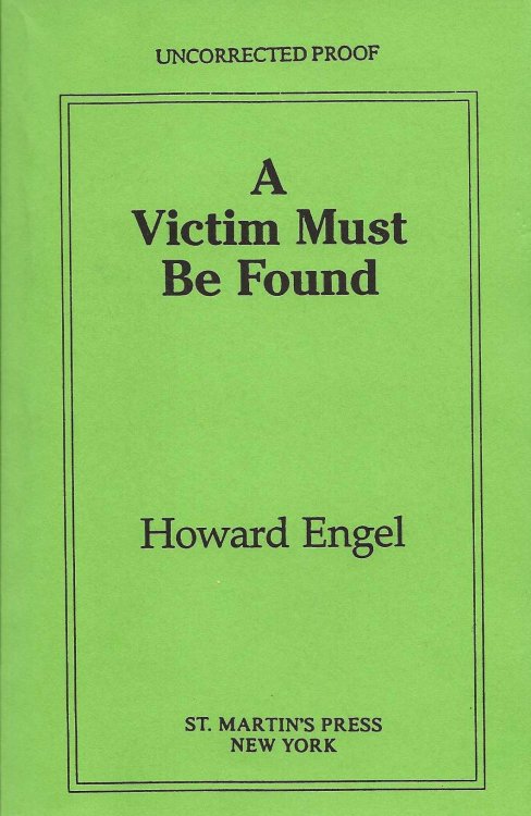 A VICTIM MUST BE FOUND