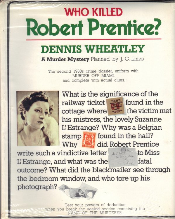WHO KILLED ROBERT PRENTICE