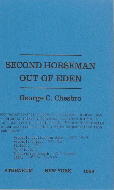 SECOND HORSEMAN OUT OF EDEN