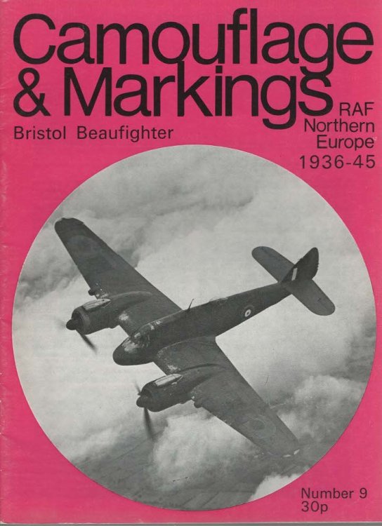 Camouflage & Markings No.9 Bristol Beaufighter RAF Northern Europe 1936-45