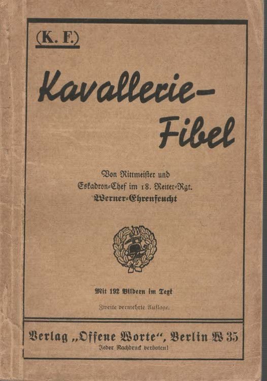 Cavalry Primer (Kavallerie-fibel)