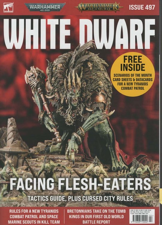 WHITE DWARF Issue 497 (Facing Flesh-Eaters)