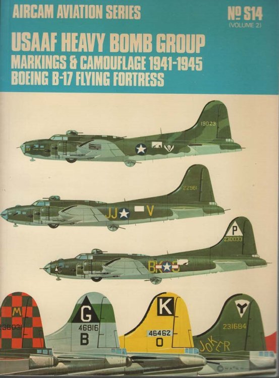 USAAF Heavy Bomb Group Markings & Camouflage 1941-45 Boeing B-17 Flying Fortress