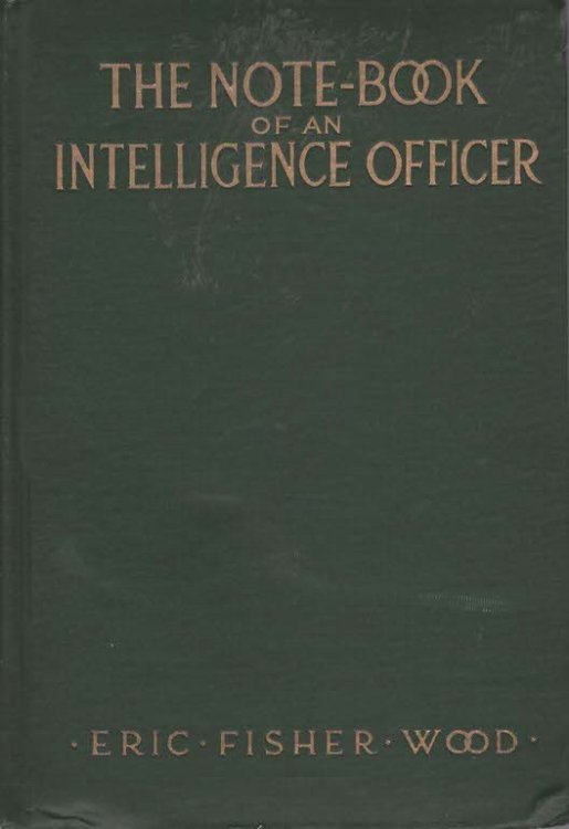 The Note-Book of an Intelligence Officer