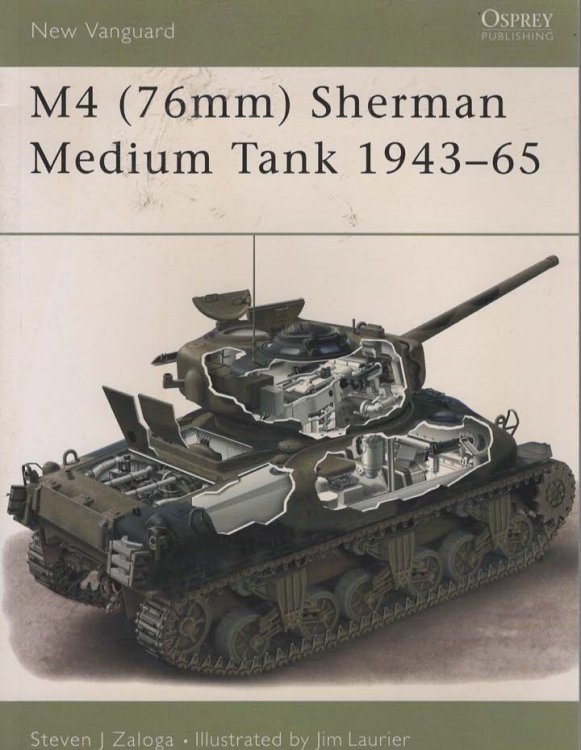 M4 (76MM) Sherman Medium Tank 1943-65 (New Vanguard #73)