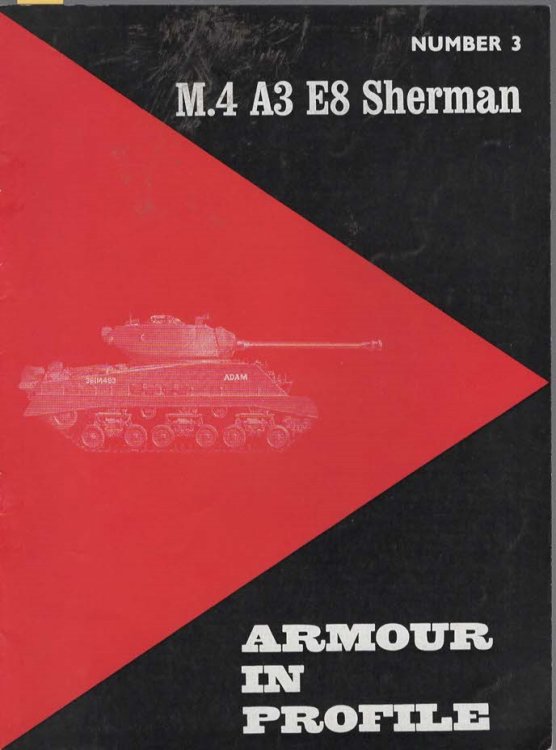 Armour In Profile Number 3 M.4 A3 E8 Sherman