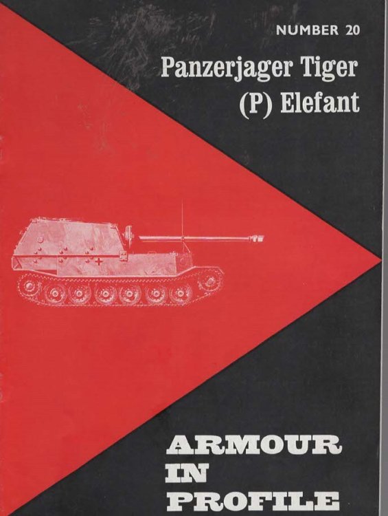 Armour In Profile Number 20 Panzerjager Tiger (P) Elefant