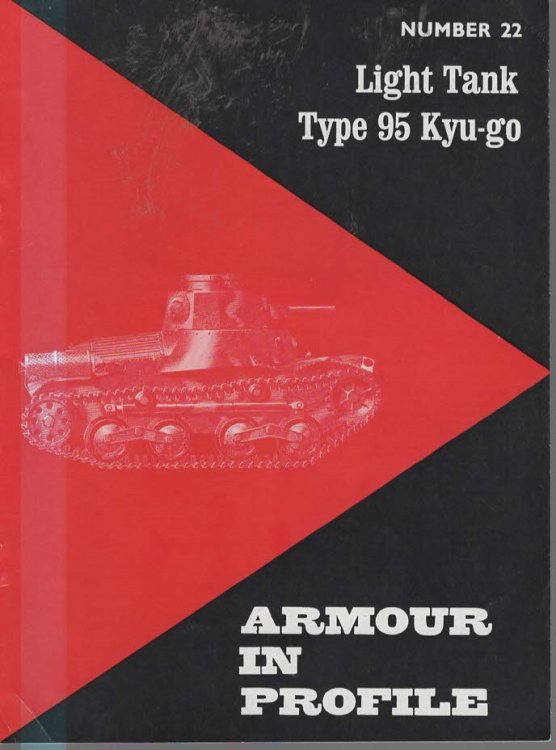 Armour In Profile Number 22 Light Tank Type 95 Kyu-go
