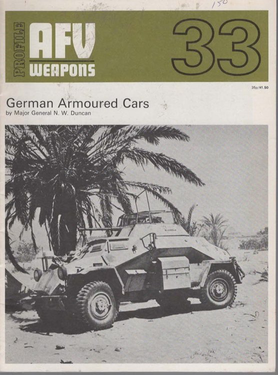 German Armoured Cars (AVF Weapons Profile 33)