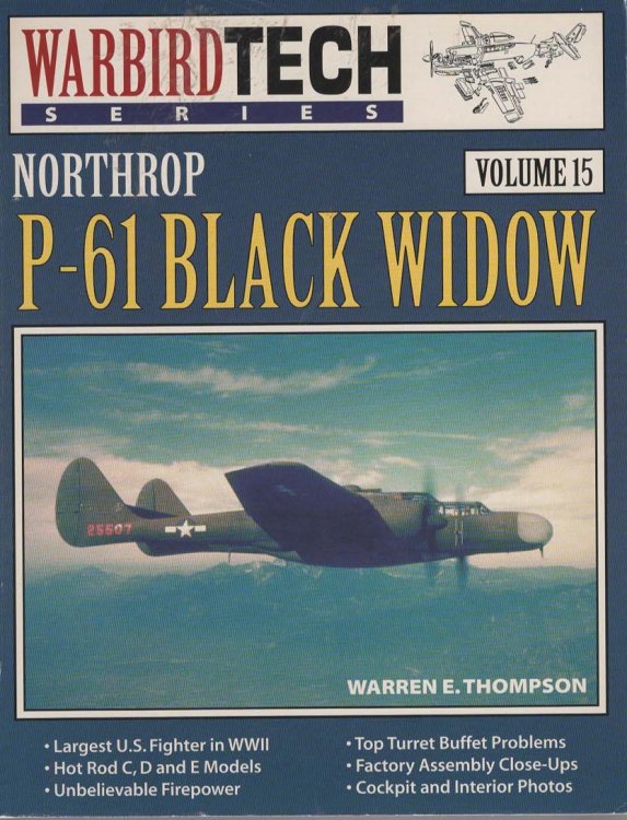 Northrop P-61 Black Widow (WarbirdTech Series vol. 15)