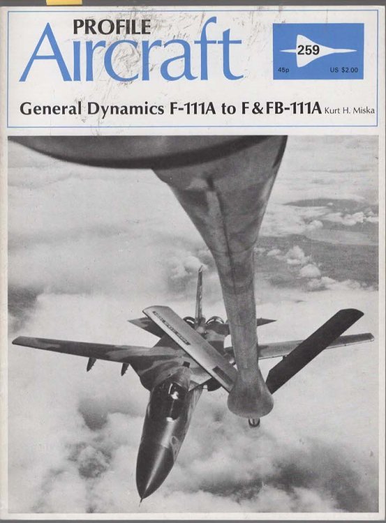 General Dynamics F-11A to F & FB-111A (Aircraft Profile 259)