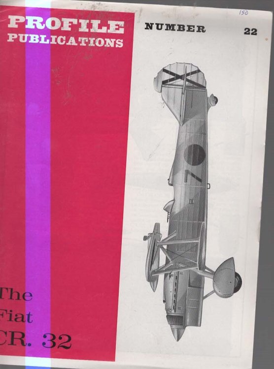 The Fiat C.R. 32 (Profile Publications No. 22 Two Shillings)