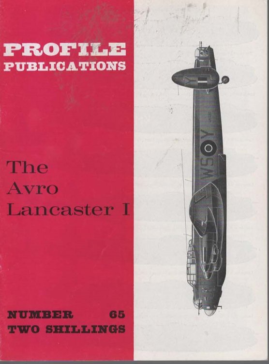 The Avro Lancaster I (Profile Publications No. 65 Two Shillings)