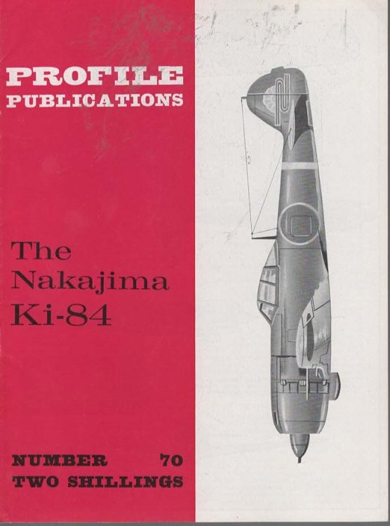 The Nakajima Ki-84 (Profile Publications, Number 70 Two Shillings)