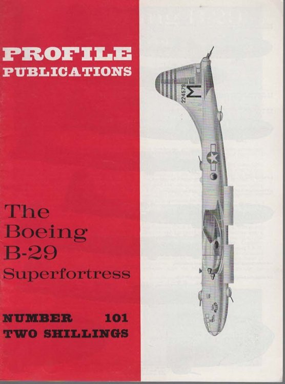 The Boeing B-29 Superfortress (Profile Publications No.101 Two Shillings)