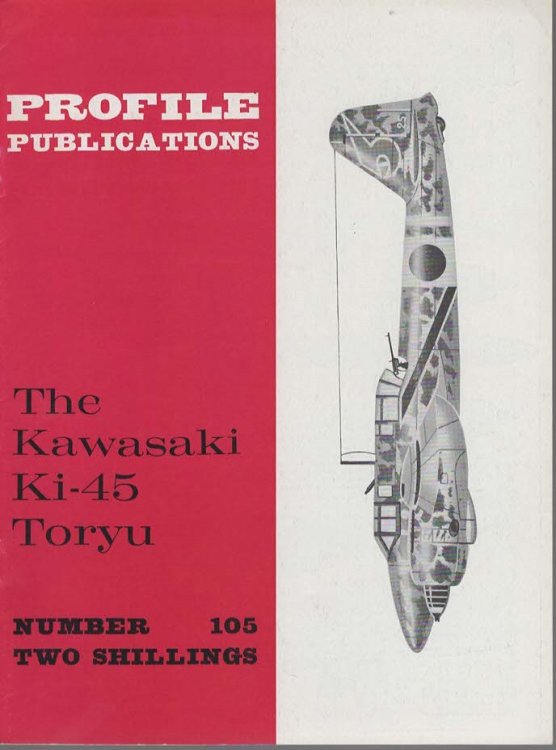 The Kawasaki Ki-45 Toryu (Profile Publications No.105 Two Shillings)