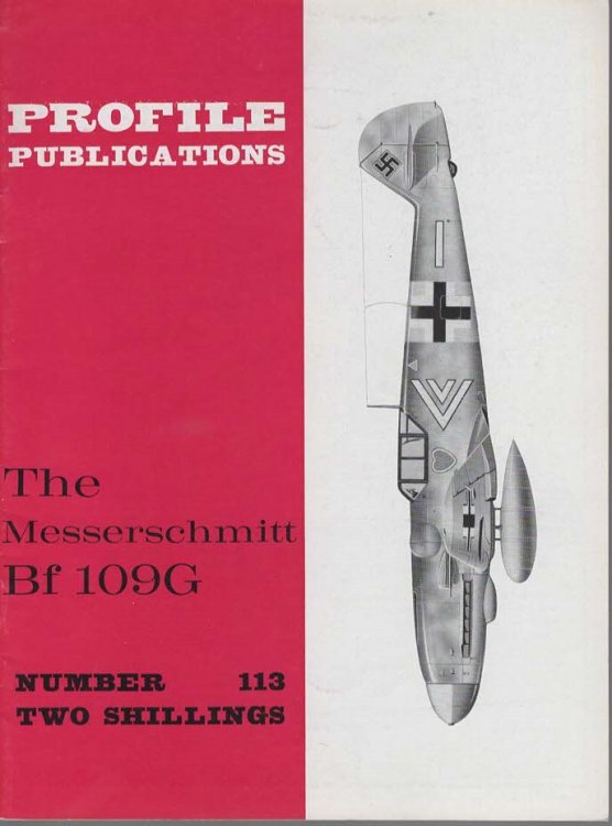 The Messerschmitt Bf 109G (Profile Publications No. 113 Two Shillings)