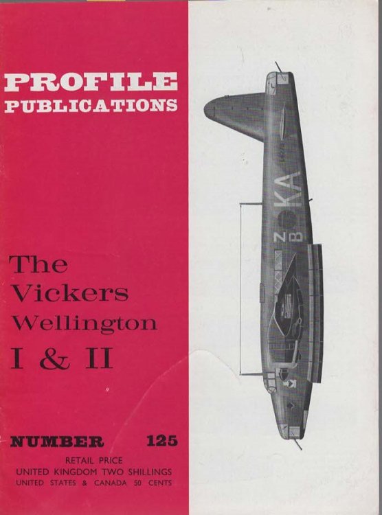 The Vickers Wellington I & II (Profile Publications No. 125)