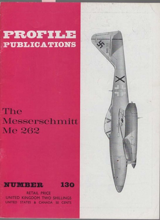 The Messerschmitt Me 262 (Profile Publications No. 130 Two Shillings)
