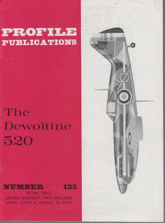 The Dewoitine 520 (Profile Publications No. 135)